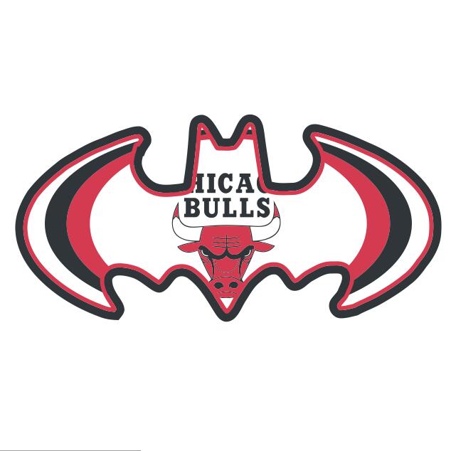 Chicago Bulls Batman Logo DIY iron on transfer (heat transfer)
